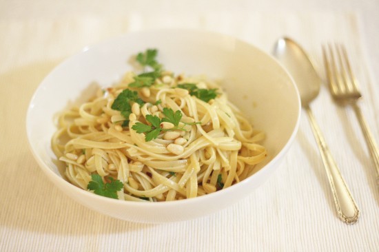 garlic and chilli linguine