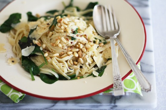 Garlic-Herb Linguine Recipe