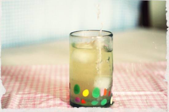 lemon ginger mint drink