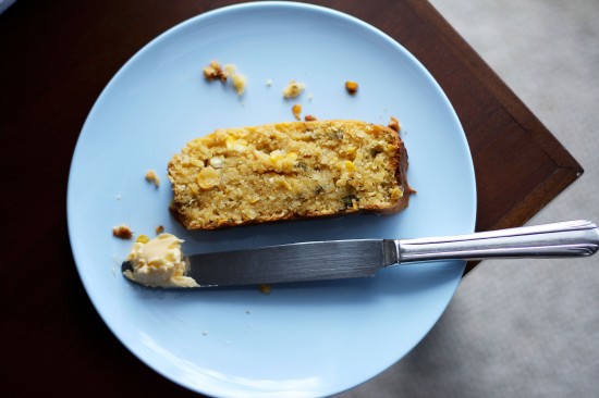 cornbread slice