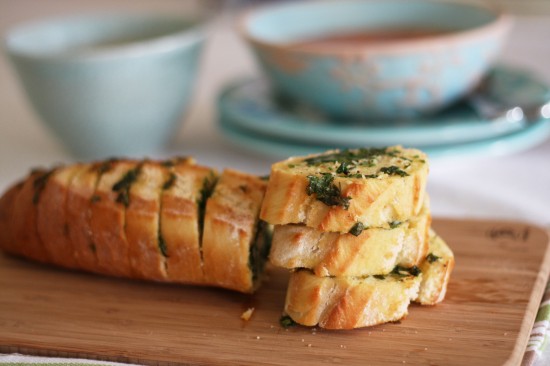 garlic herb bread
