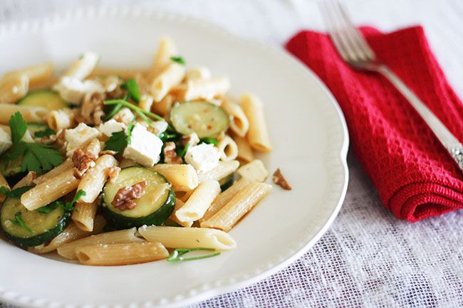 zucchini chilli pasta