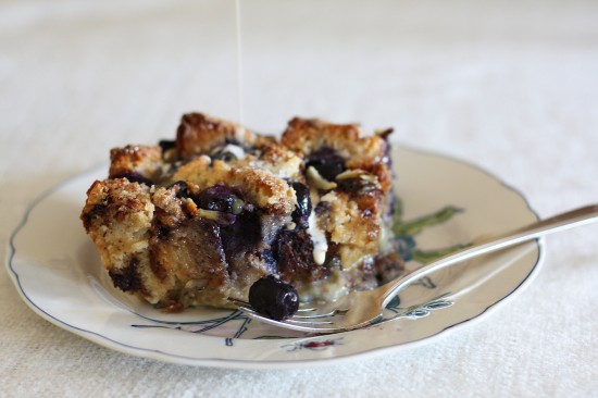brioche berry pudding
