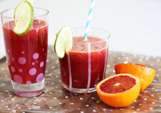 blood orange sparkler