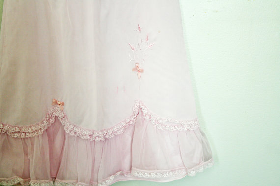 pink half slip