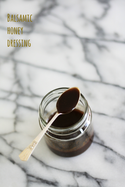 balsamic honey dressing