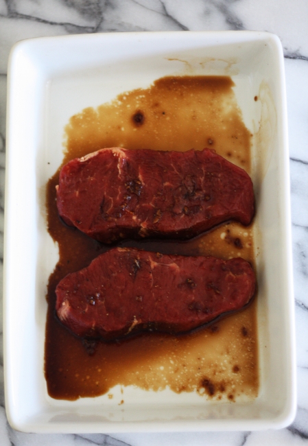 marinating steak