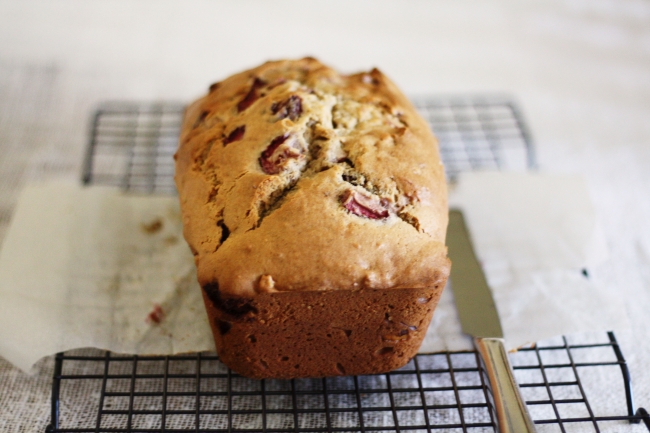 strawberry walnut loaf