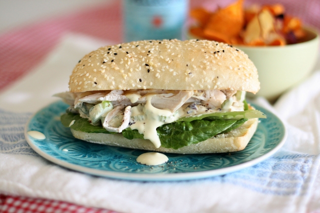 chicken salad roll