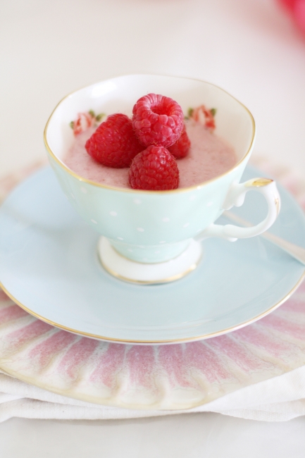 berry panna cotta