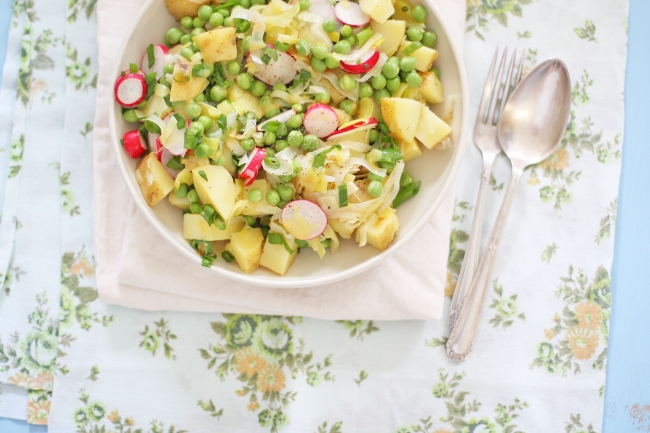 spring pea salad