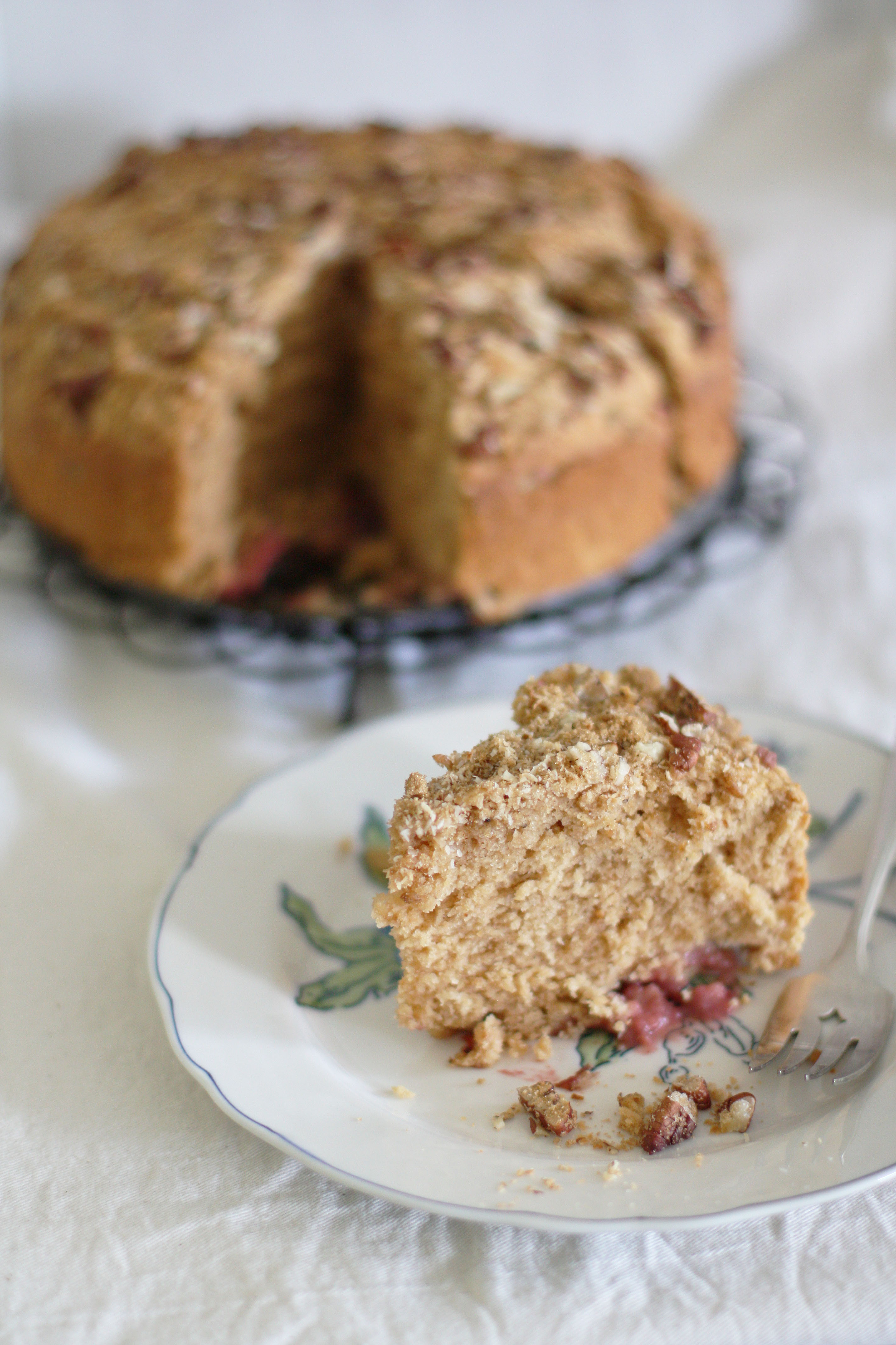 chai strawb cake