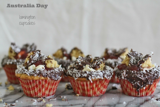 lamington cupcakes