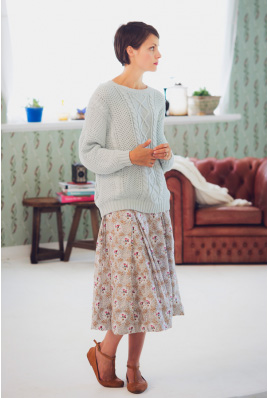 Lazybones Edith skirt in Nancy