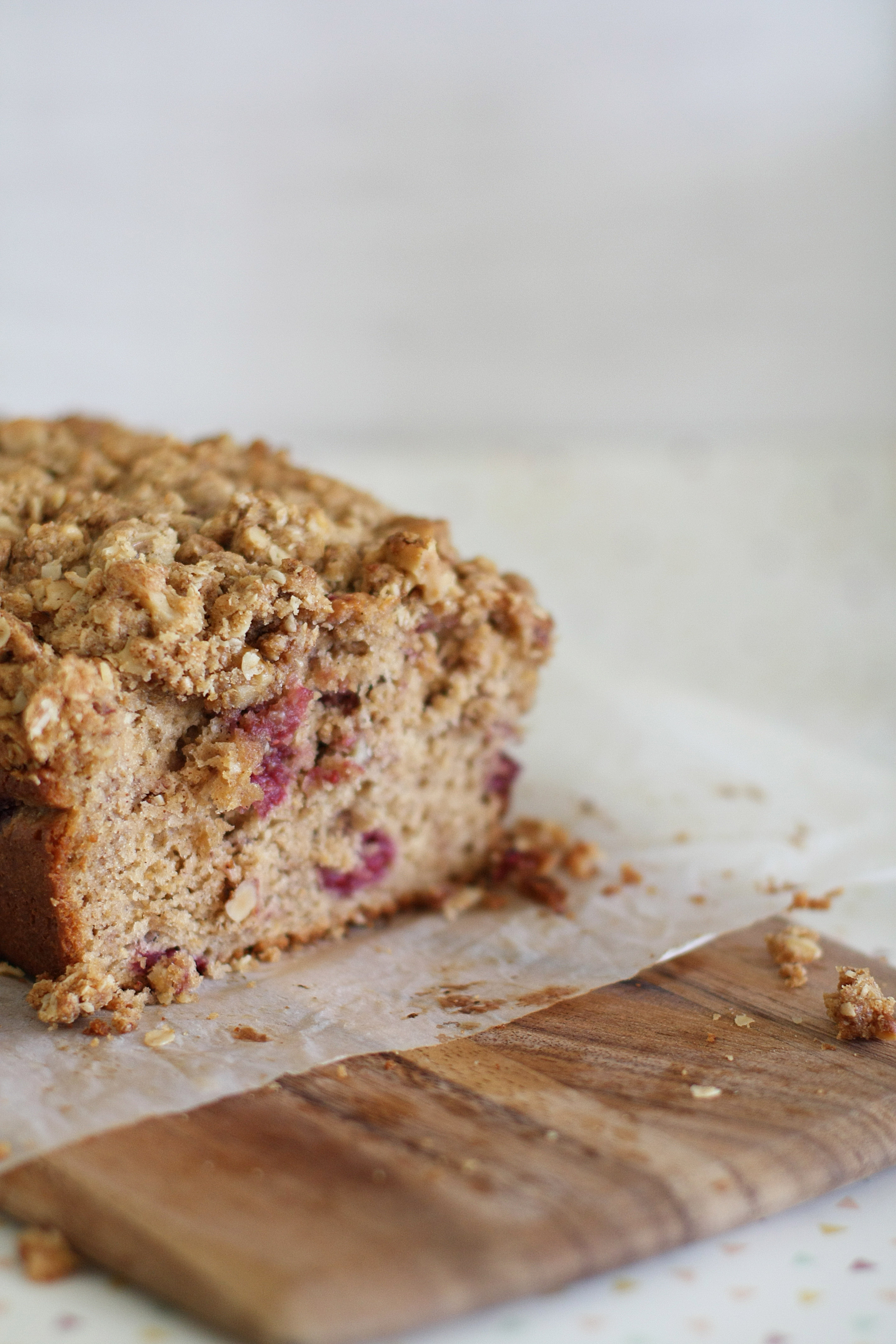 raspberry crumb loaf