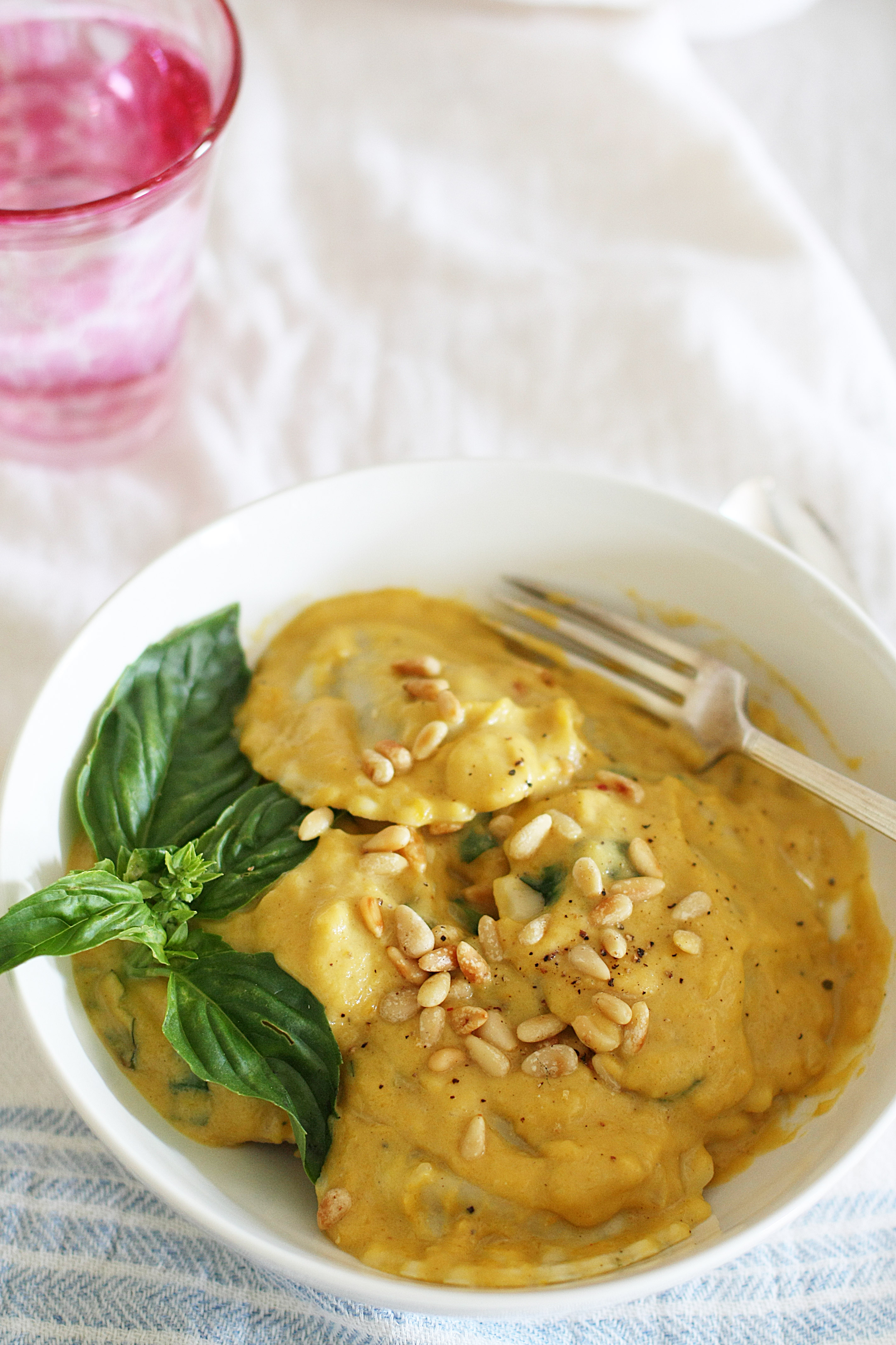 vegan pumpkin pasta