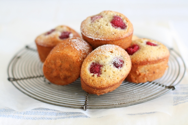 raspberry lime friands