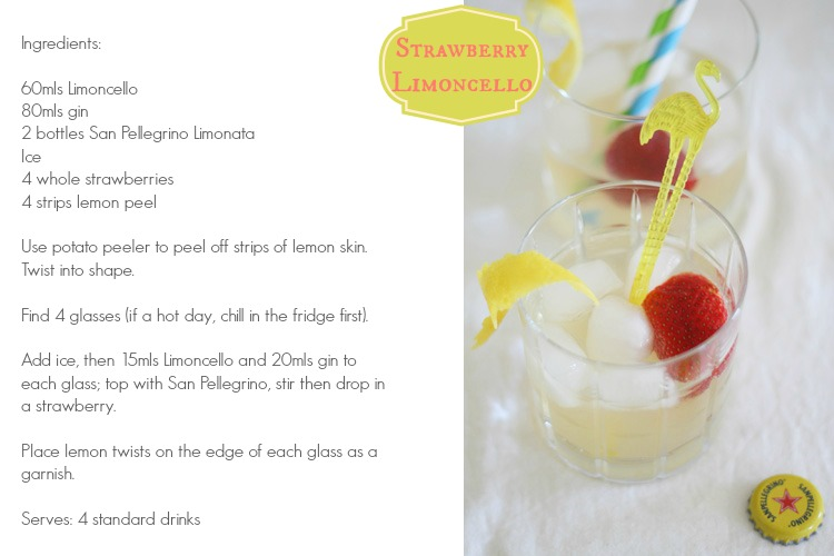strawberry limoncello recipe