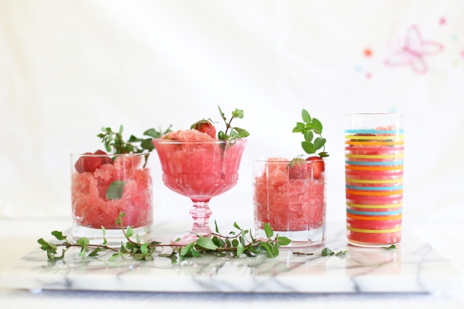 watermelon vodka slushies