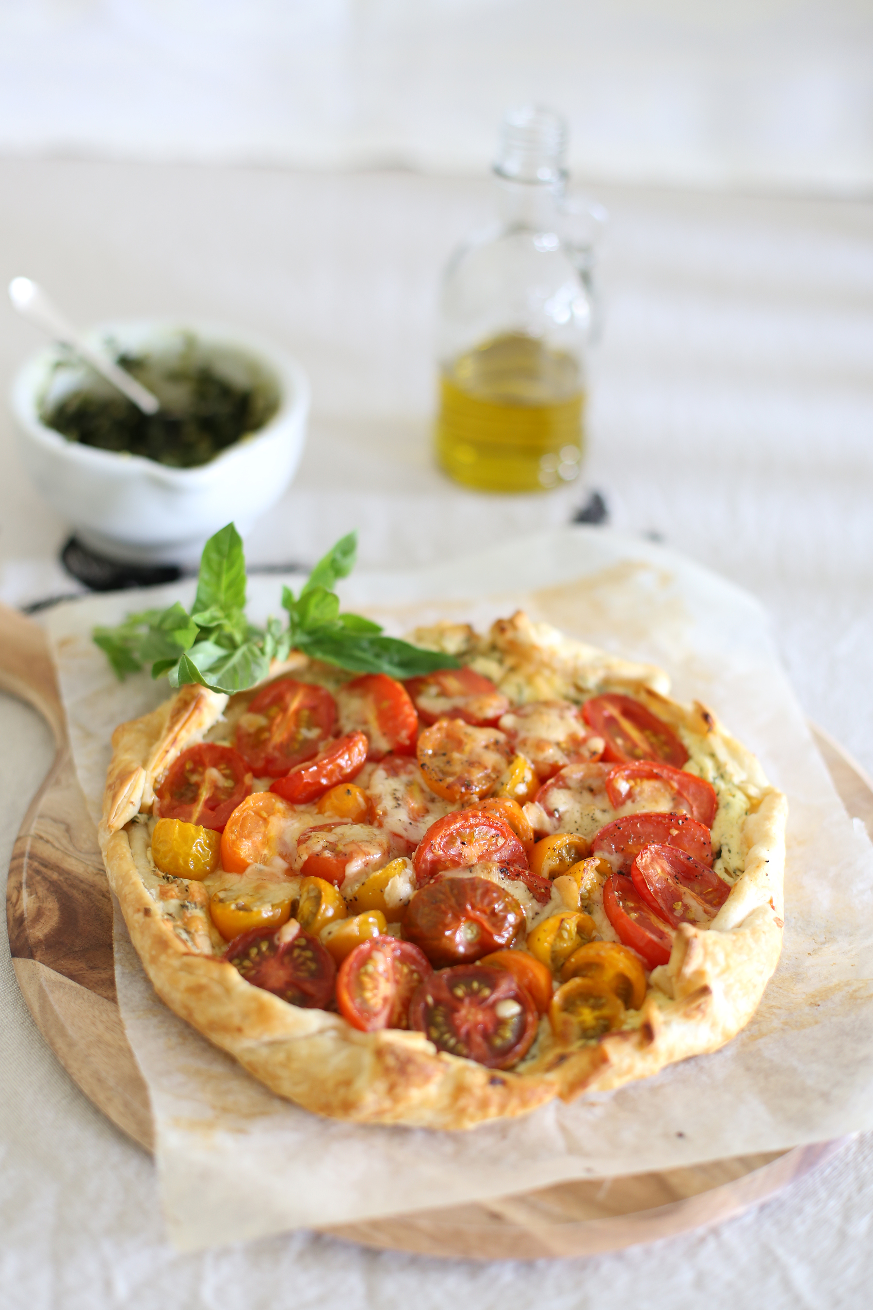 tomato cheese tart