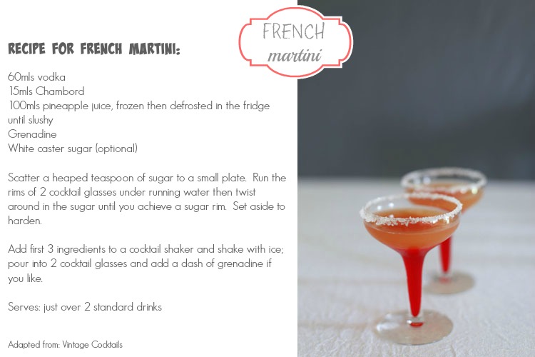 french martini recipe