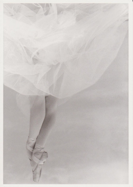 ballet dancer postcard