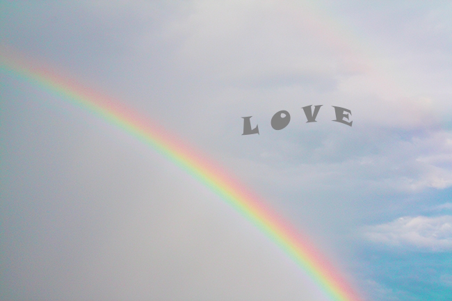rainbow flag love