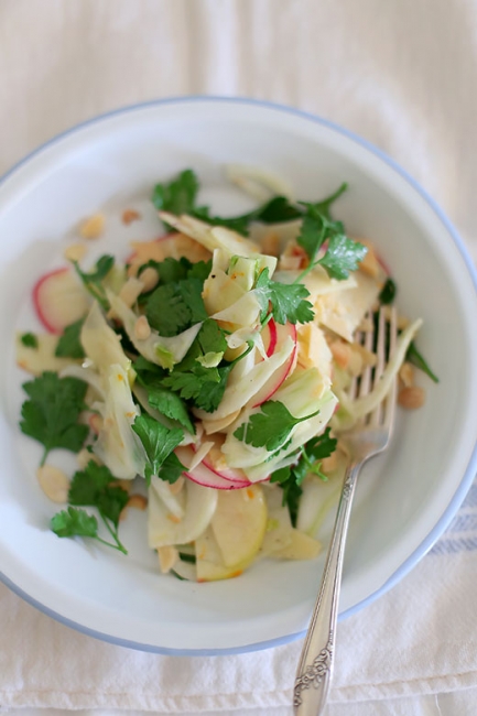 Fennel apple salad l a splash of vanilla