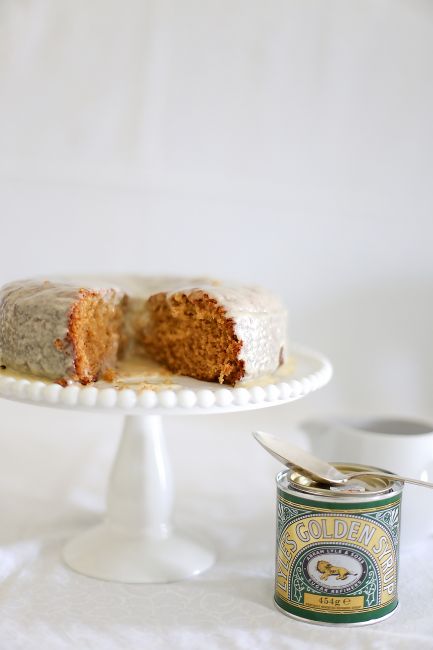 Golden syrup cake l a splash of vanilla