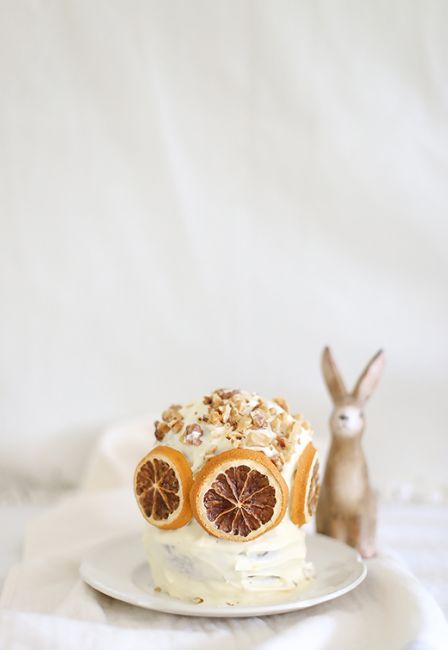 Mini carrot layer cake l a splash of vanilla