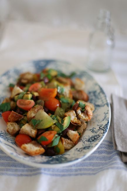 panzanella l a splash of vanilla