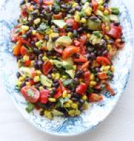 Summer black bean salad