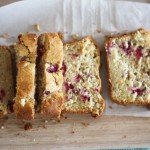 Raspberry, lemon and yoghurt loaf