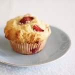 Strawberry buttermilk muffins