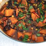 Sweet potato and black bean chilli