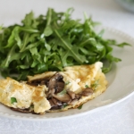 Mushroom omelet