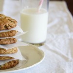 Date, pecan and ginger cookies