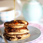Pancake Day (Shrove Tuesday) – peanut butter chocolate chip pancakes