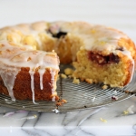 Lemon berry bundt cake