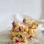 Christmas candy white chocolate blondies