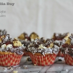 Lamington butterfly cakes with jam & cream for Australia Day (small batch)