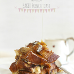 Chocolate & caramelised banana baked French toast