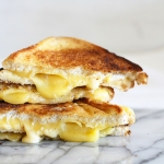 Brown butter toasted cheese sandwiches