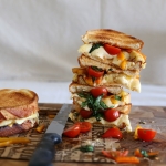 Bruschetta toasted cheese sarnie