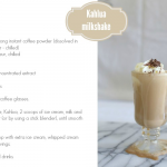 Cocktail Fridays: Kahlua milkshake