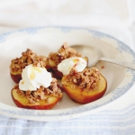 Roast breakfast peaches