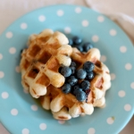 Blueberry waffles