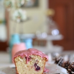 Lemon cherry ricotta loaf cake