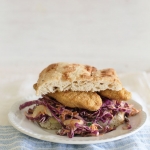 New Orleans red cabbage coleslaw