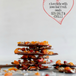 Fruit & sunflower seed chilli sea salt chocolate bark